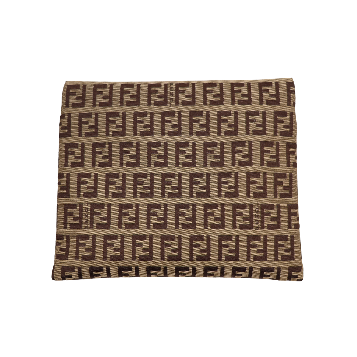 Fendi Zucchino FF Canvas Zip Pouch