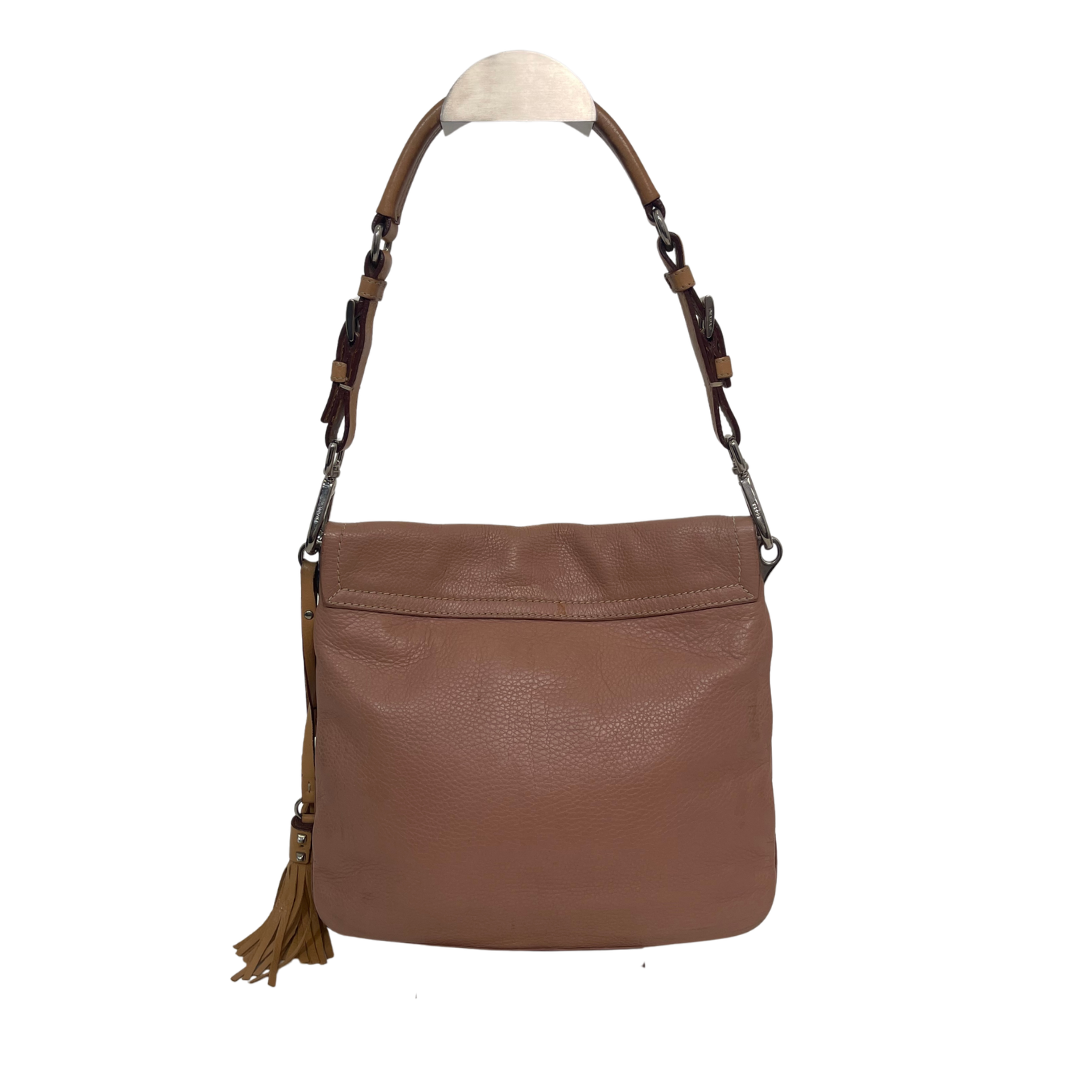 Prada Daino Leather Tassel Shoulder Bag