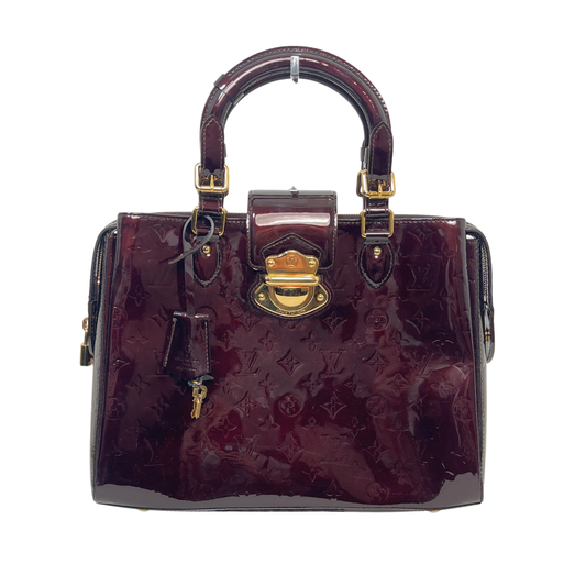 Louis Vuitton LV Amarante Monogram Vernis Melrose Avenue Handle Bag