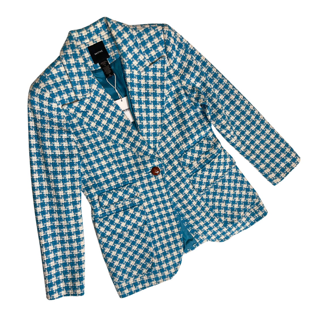 Smythe Birkin Houndstooth Blazer