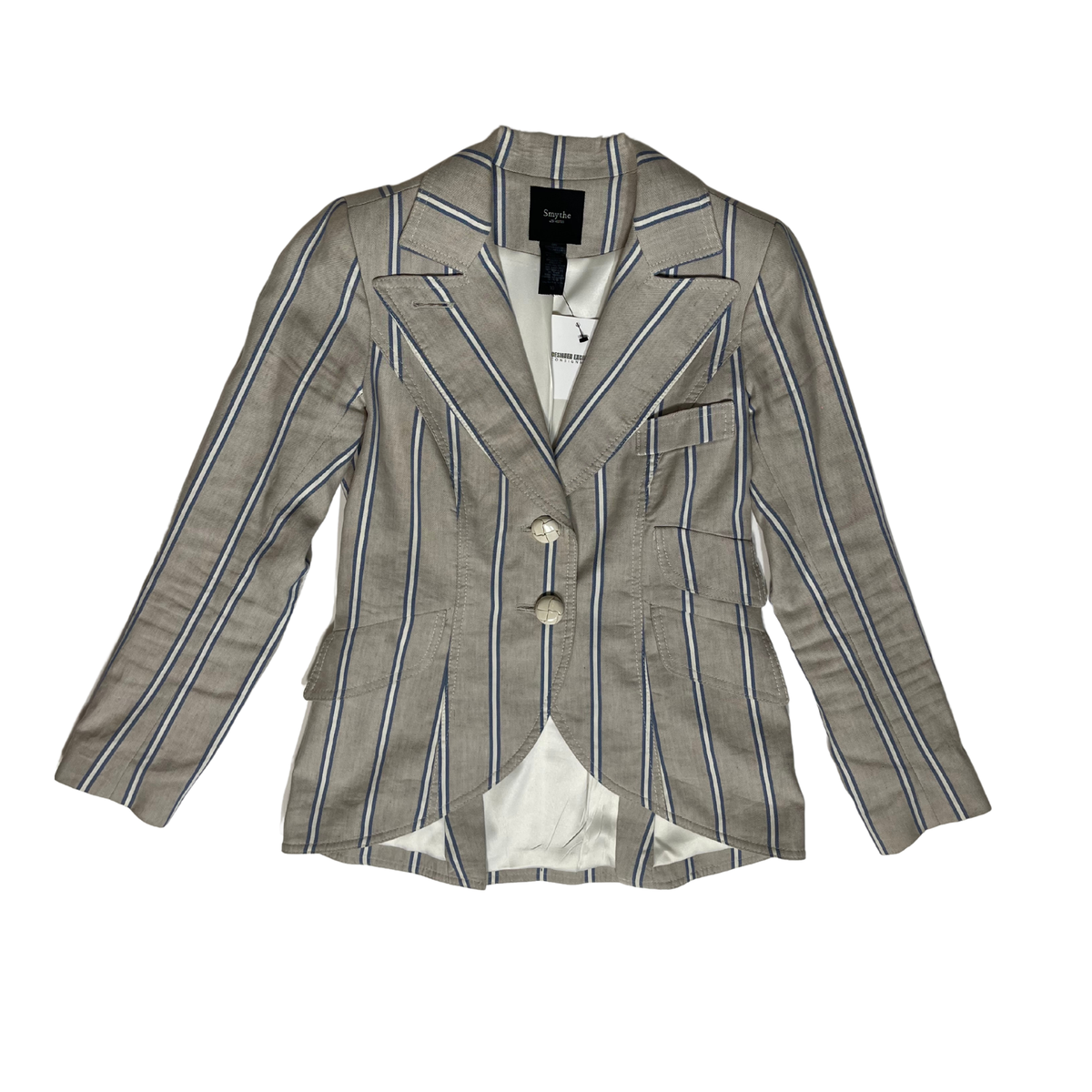 Smythe Pinstripe Equestrian Blazer