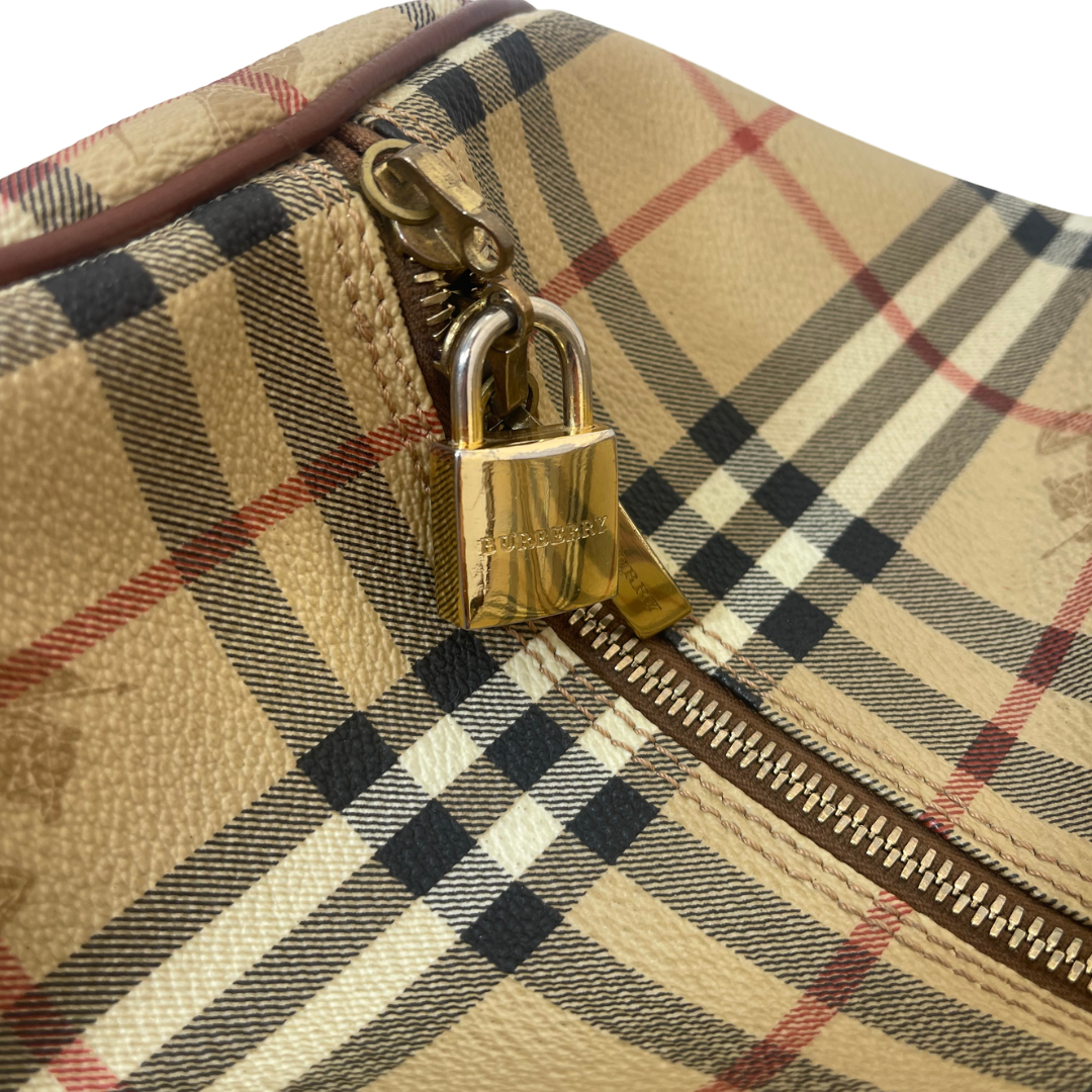 Burberry Haymarket Check Weekender Bag
