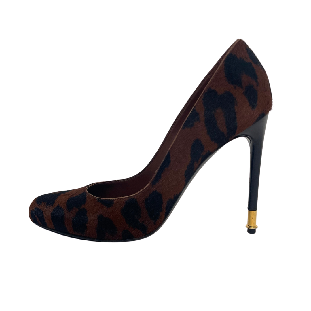 Tom Ford Leopard Pony Hair Pumps