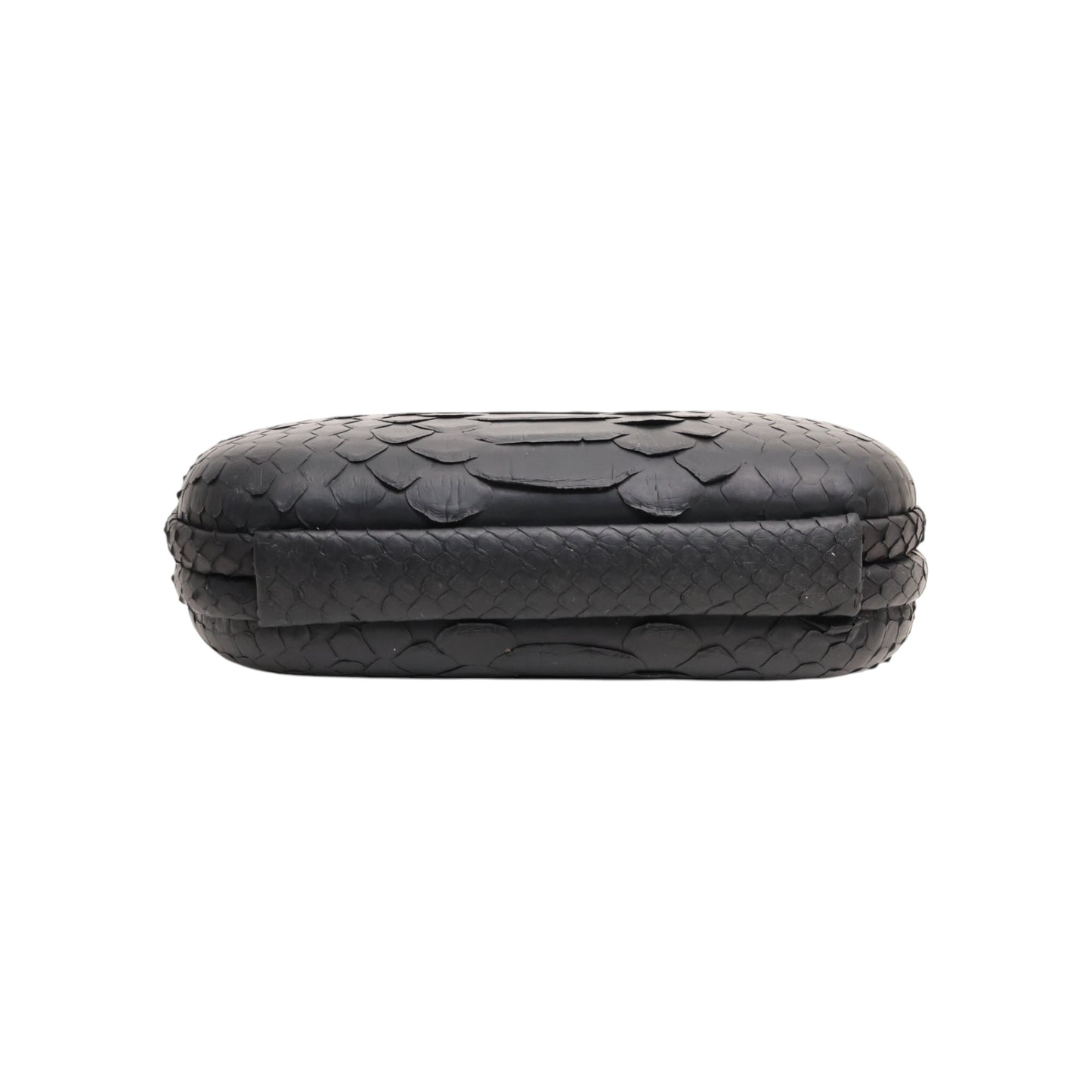 Bottega Veneta Python Knot Clutch Bag