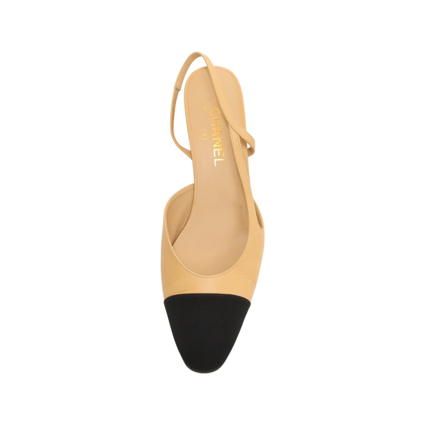 Chanel Interlocking CC Slingback Pumps (Size 42)