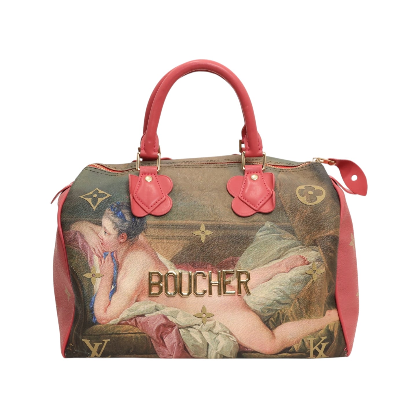 Louis Vuitton Monogram Speedy 30 Bag Masters Collection Boucher x Jeff Koons