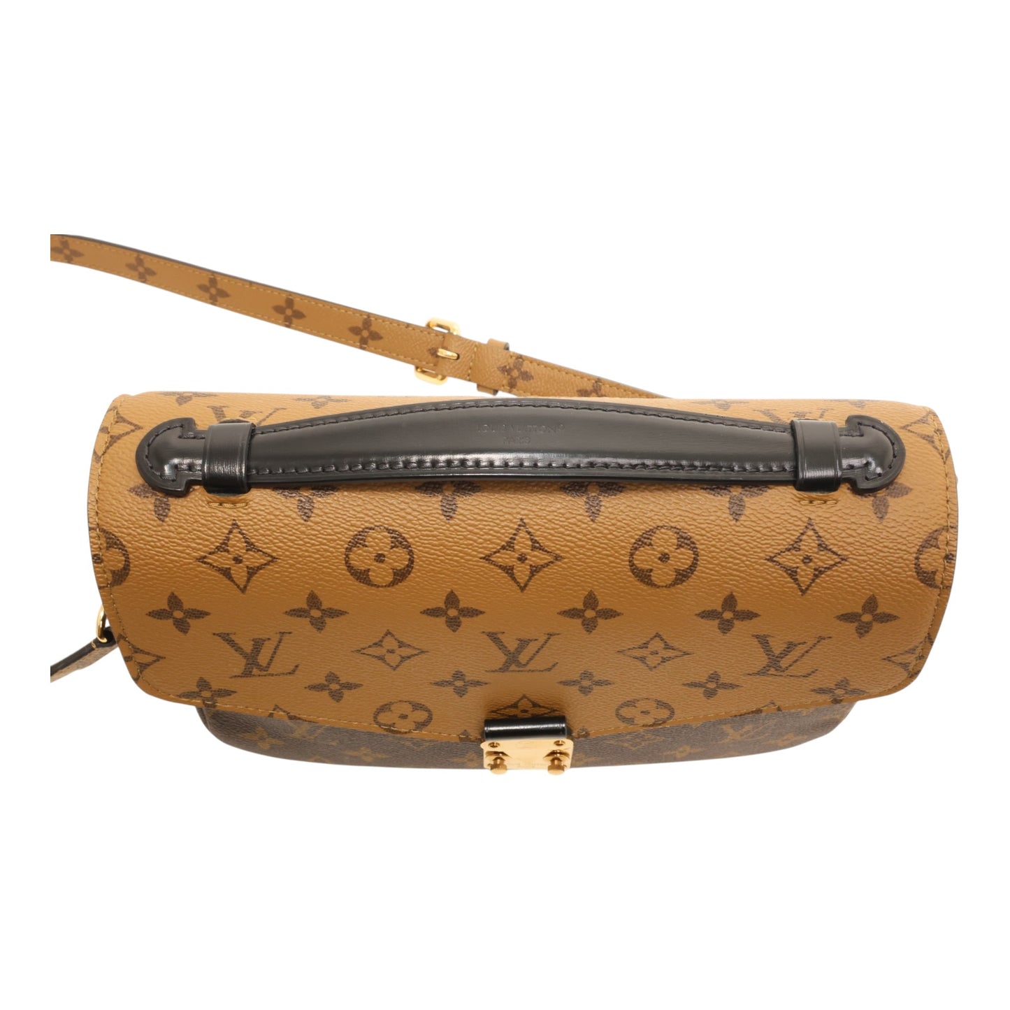 Louis Vuitton Reverse Monogram Pochette Metis Bag w/ Strap