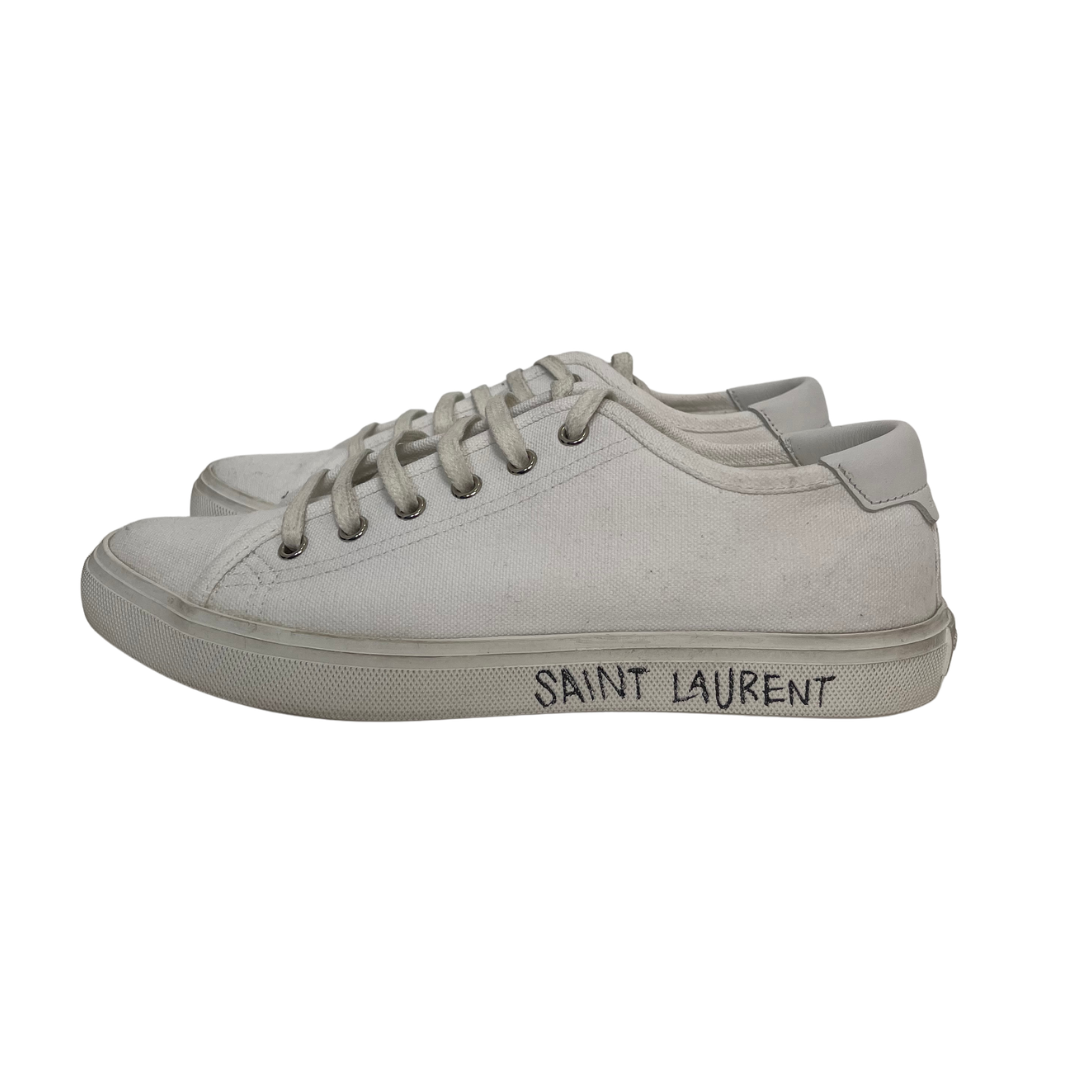 Saint Laurent Canvas Court Sneakers