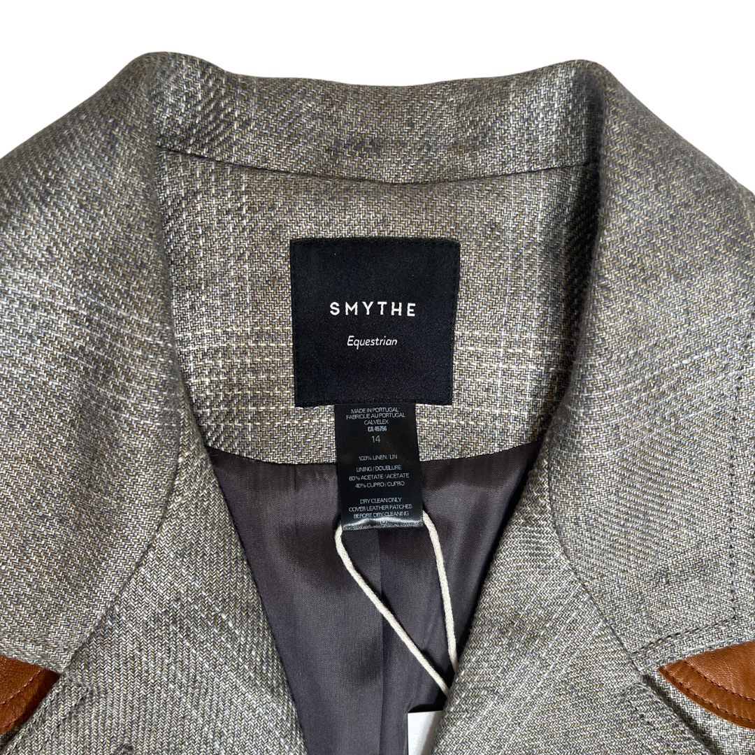 Smythe Rifle-Patch Linen Equestrian Hunting Blazer