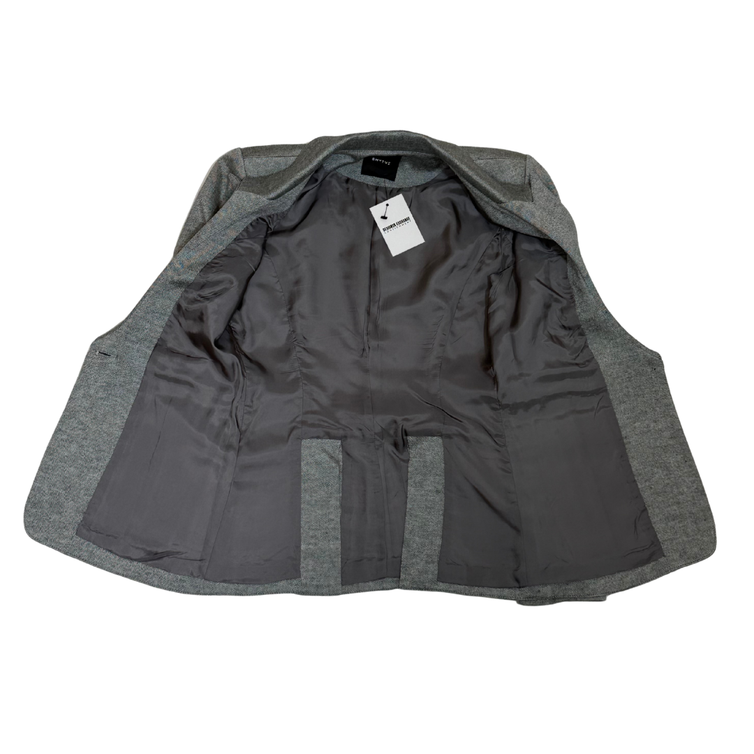Smythe Peaked Lapel Linen Blazer