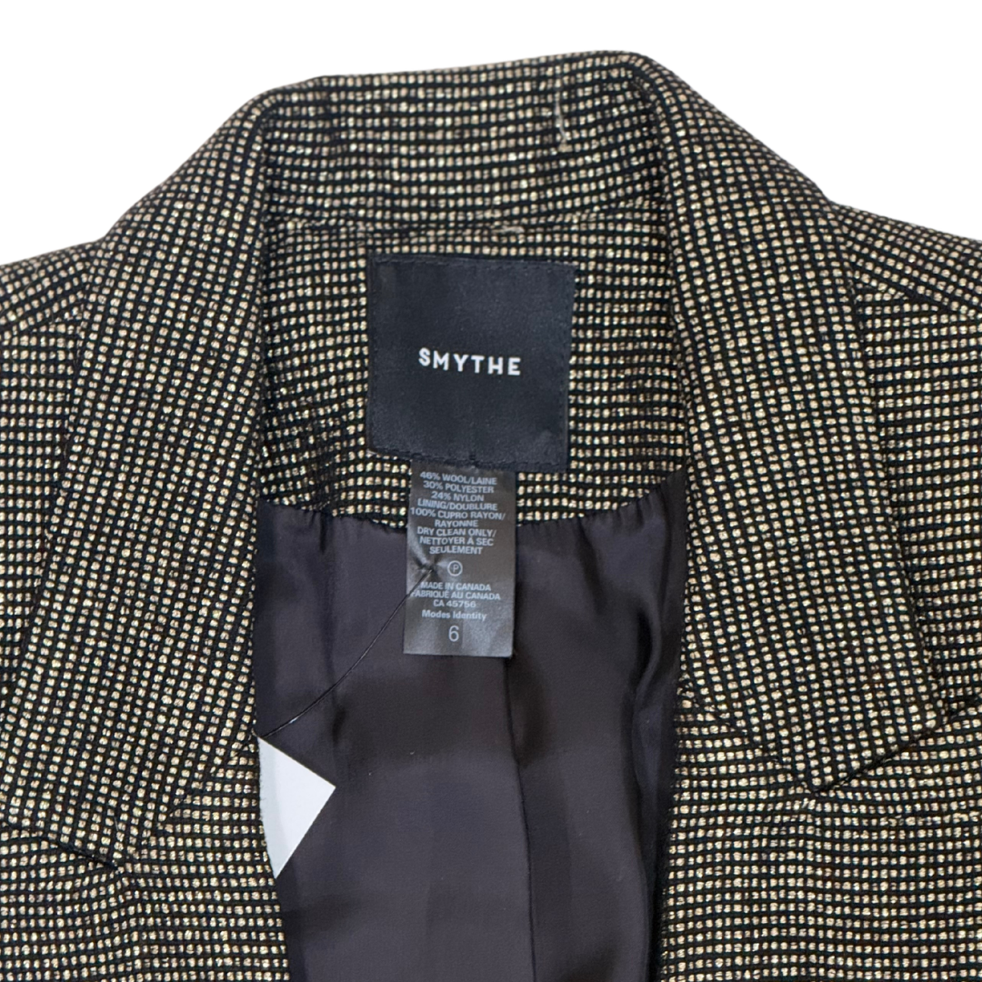 Smythe Metallic Wool Blazer