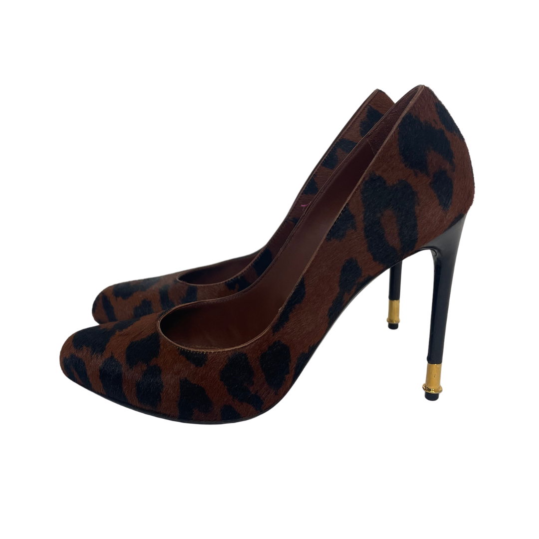 Tom Ford Leopard Pony Hair Pumps