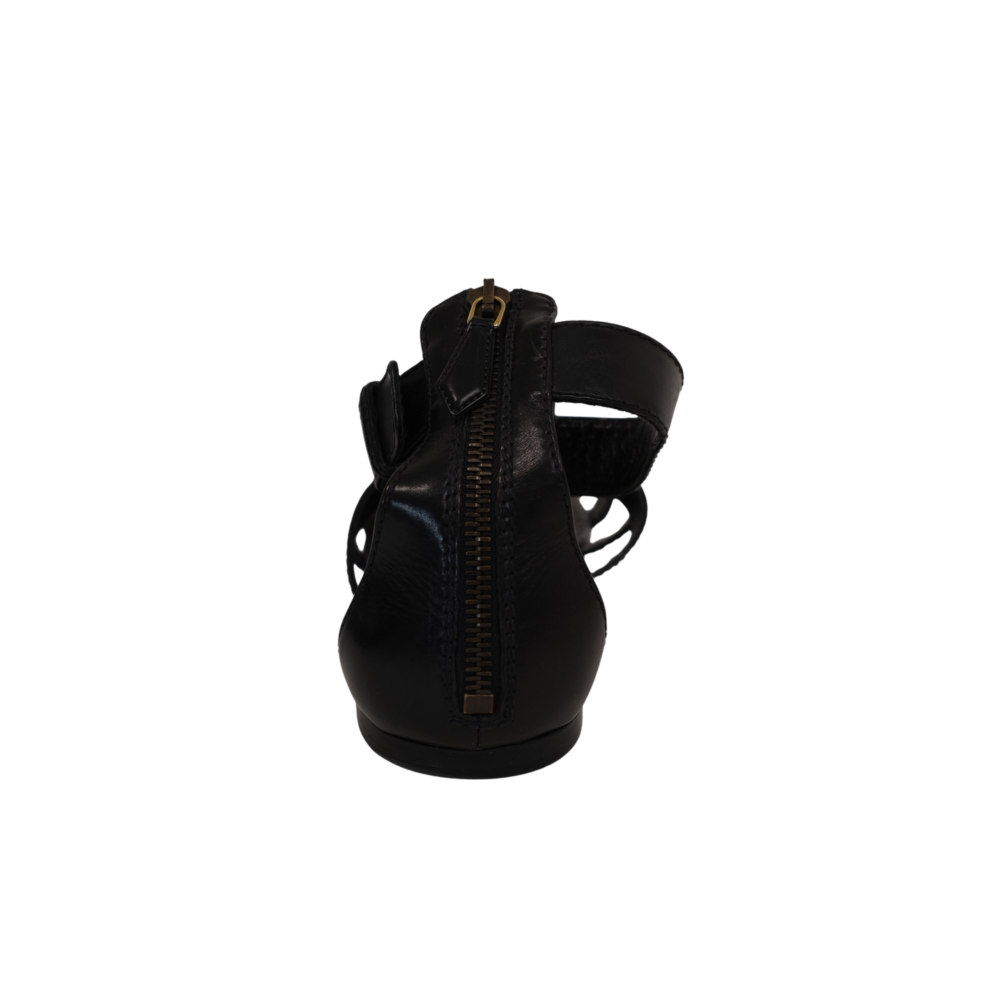 Miu Miu Leather Studded Accents T-Strap Sandals (Size 38.5)