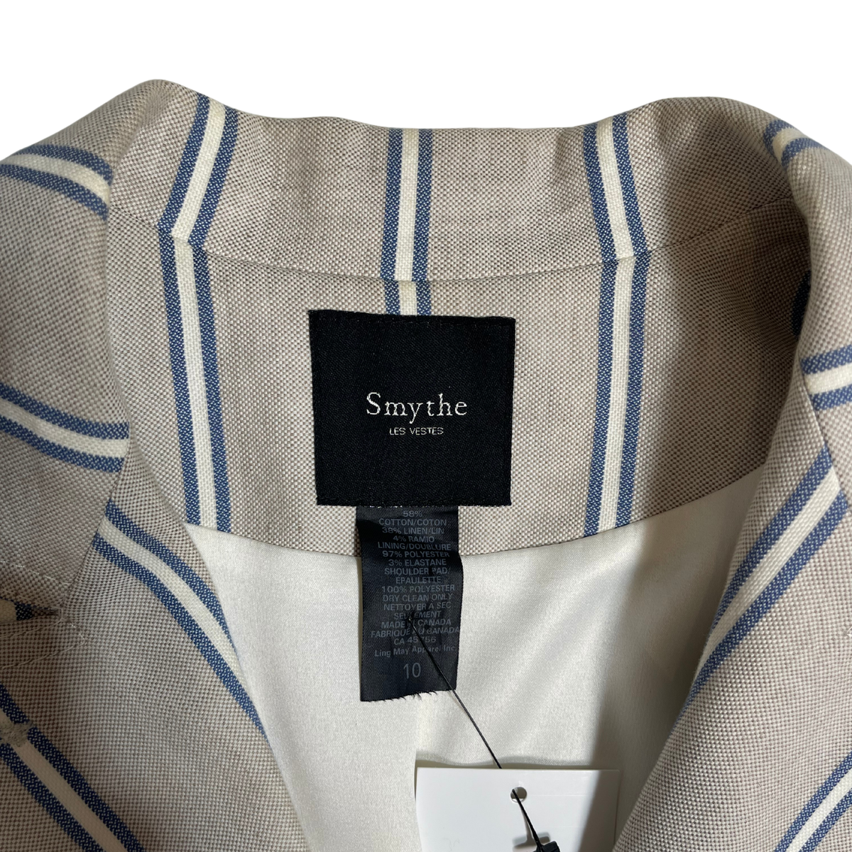 Smythe Pinstripe Equestrian Blazer