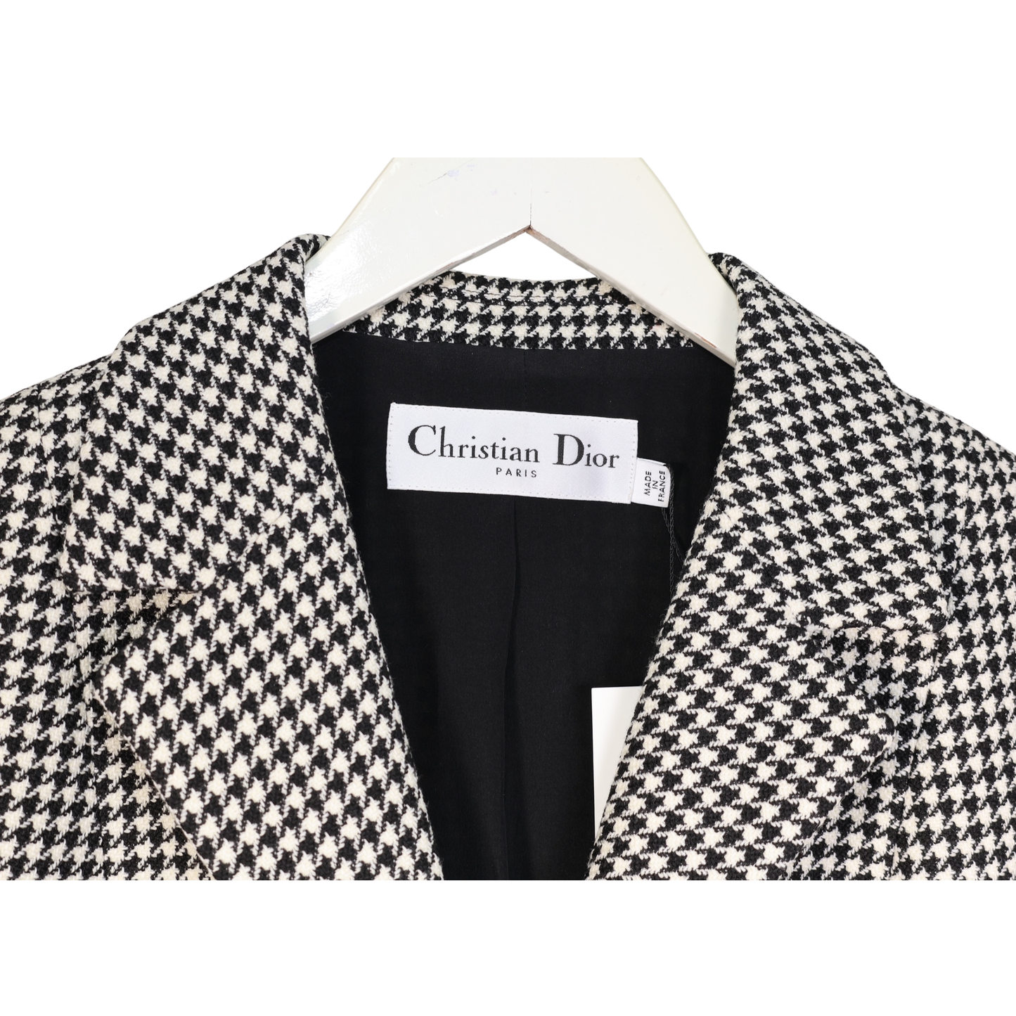 Christian Dior 30 Montaigne Houndstooth Bar Jacket