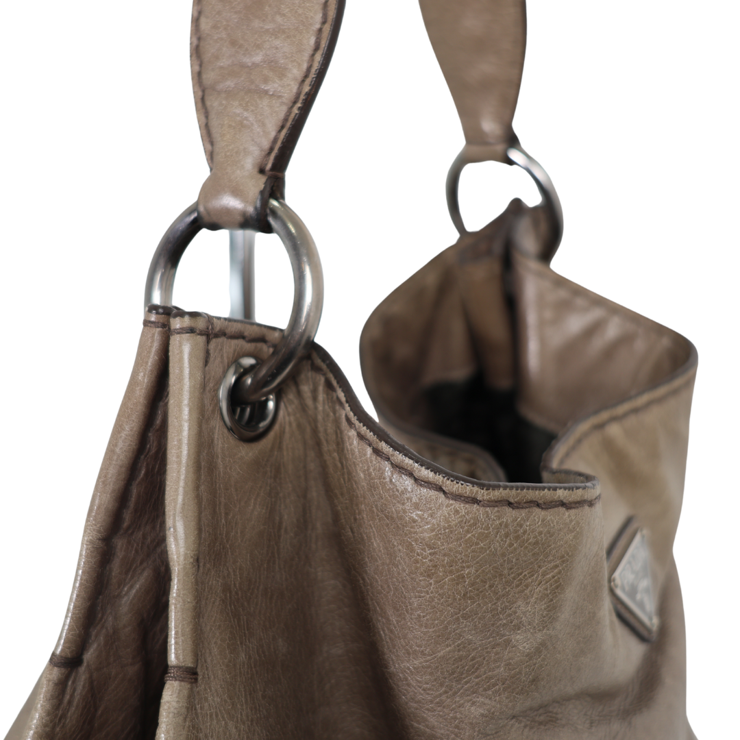 Prada Royal Calf Leather Tote Bag