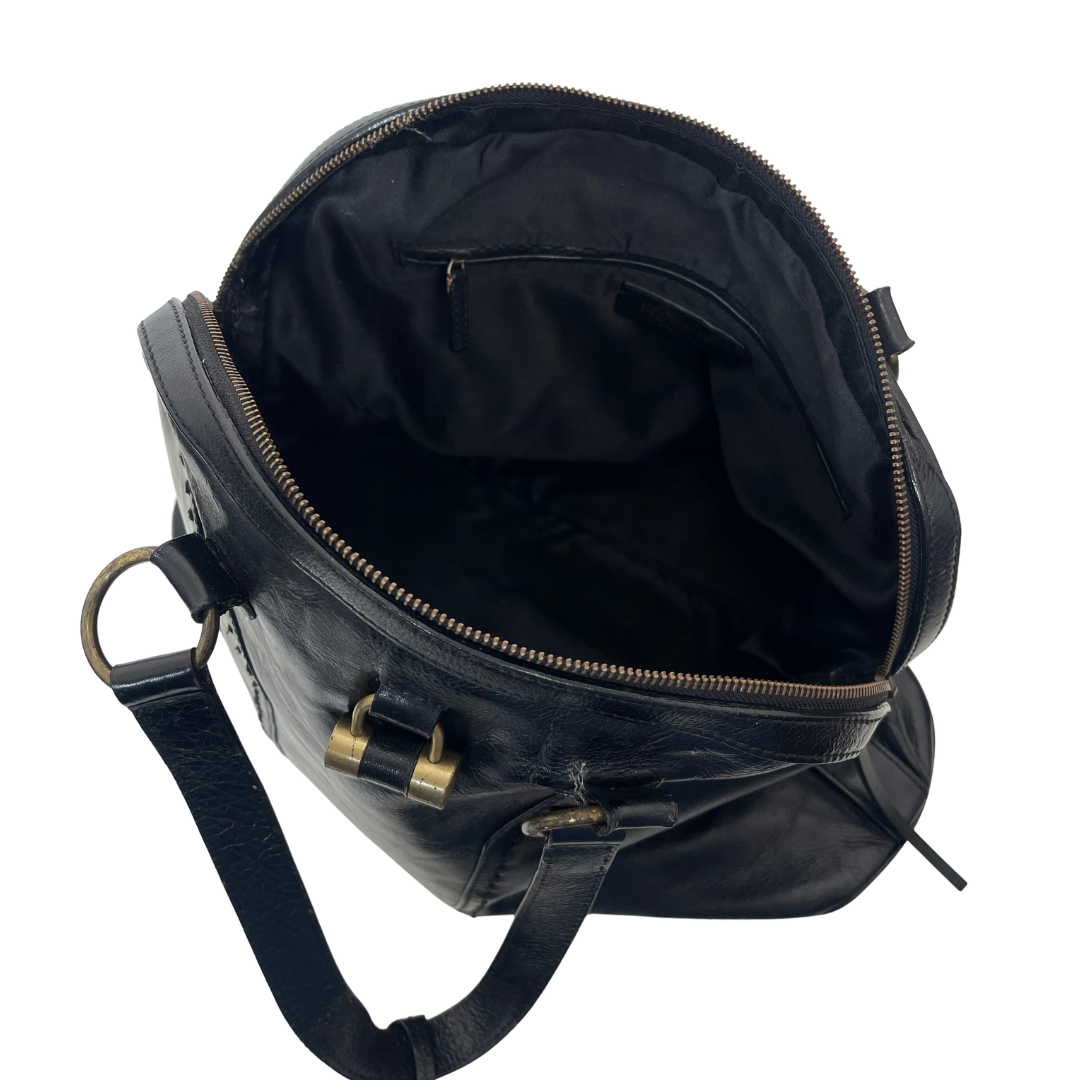 Yves Saint Laurent Vintage Muse Leather Bowler Bag