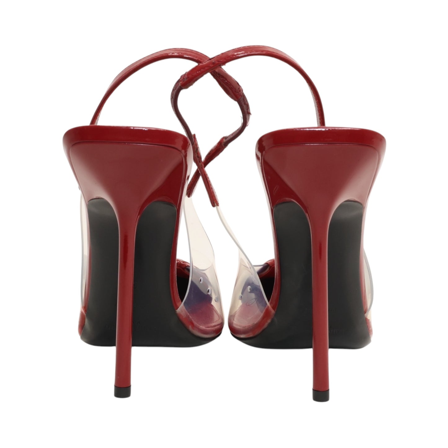 Saint Laurent Chica Transparent Slingback Pumps (Size  38)