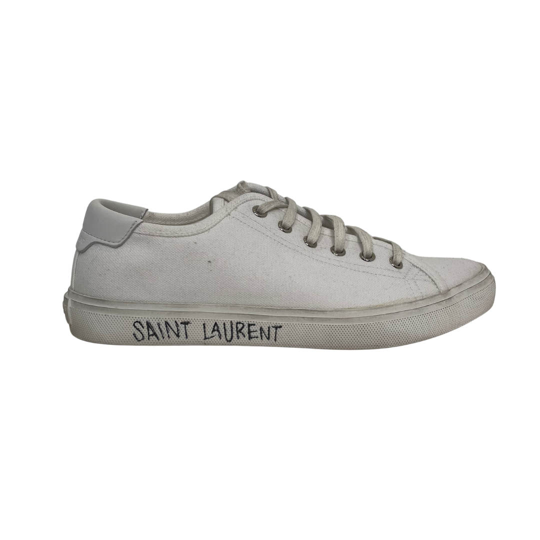 Saint Laurent Canvas Court Sneakers