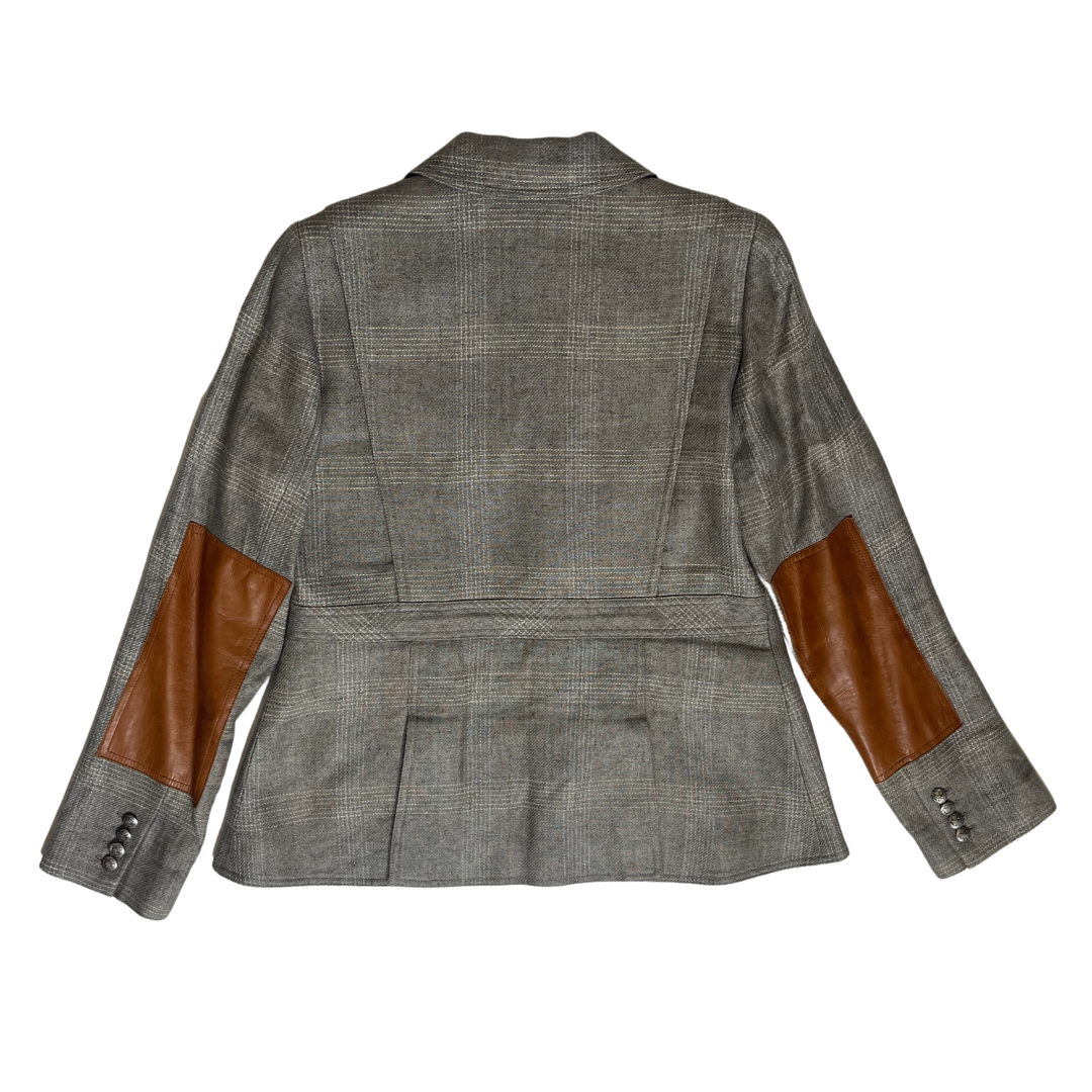 Smythe Rifle-Patch Linen Equestrian Hunting Blazer