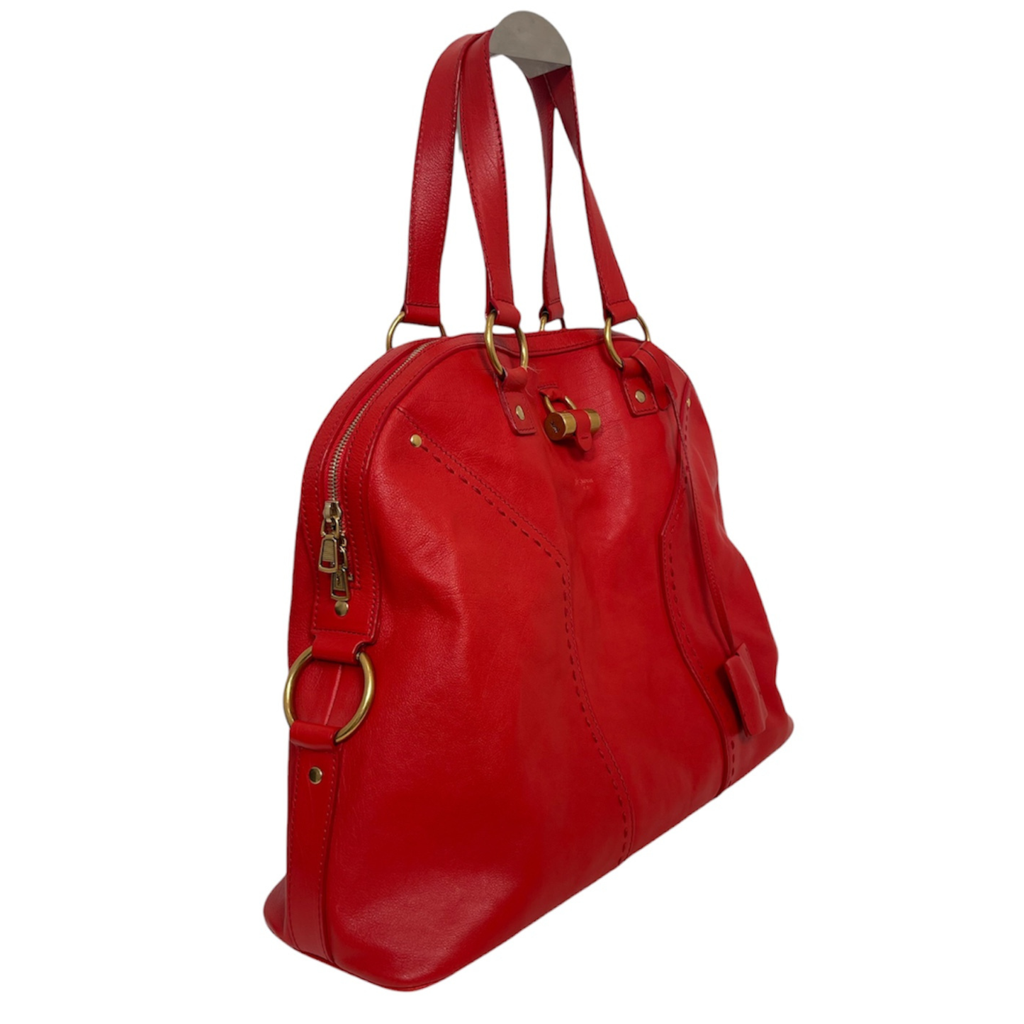 Yves Saint Laurent Vintage Muse Leather Bowler Bag