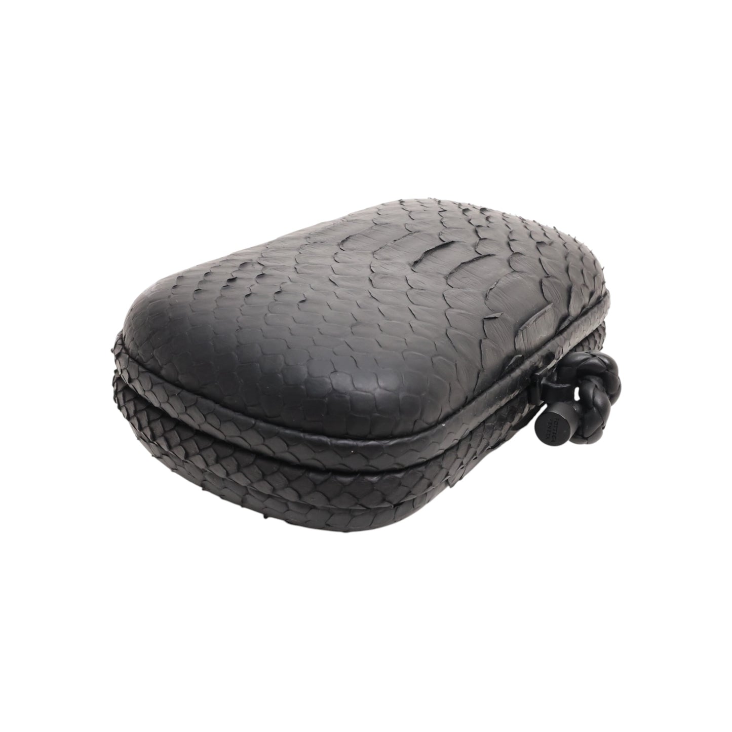 Bottega Veneta Python Knot Clutch Bag