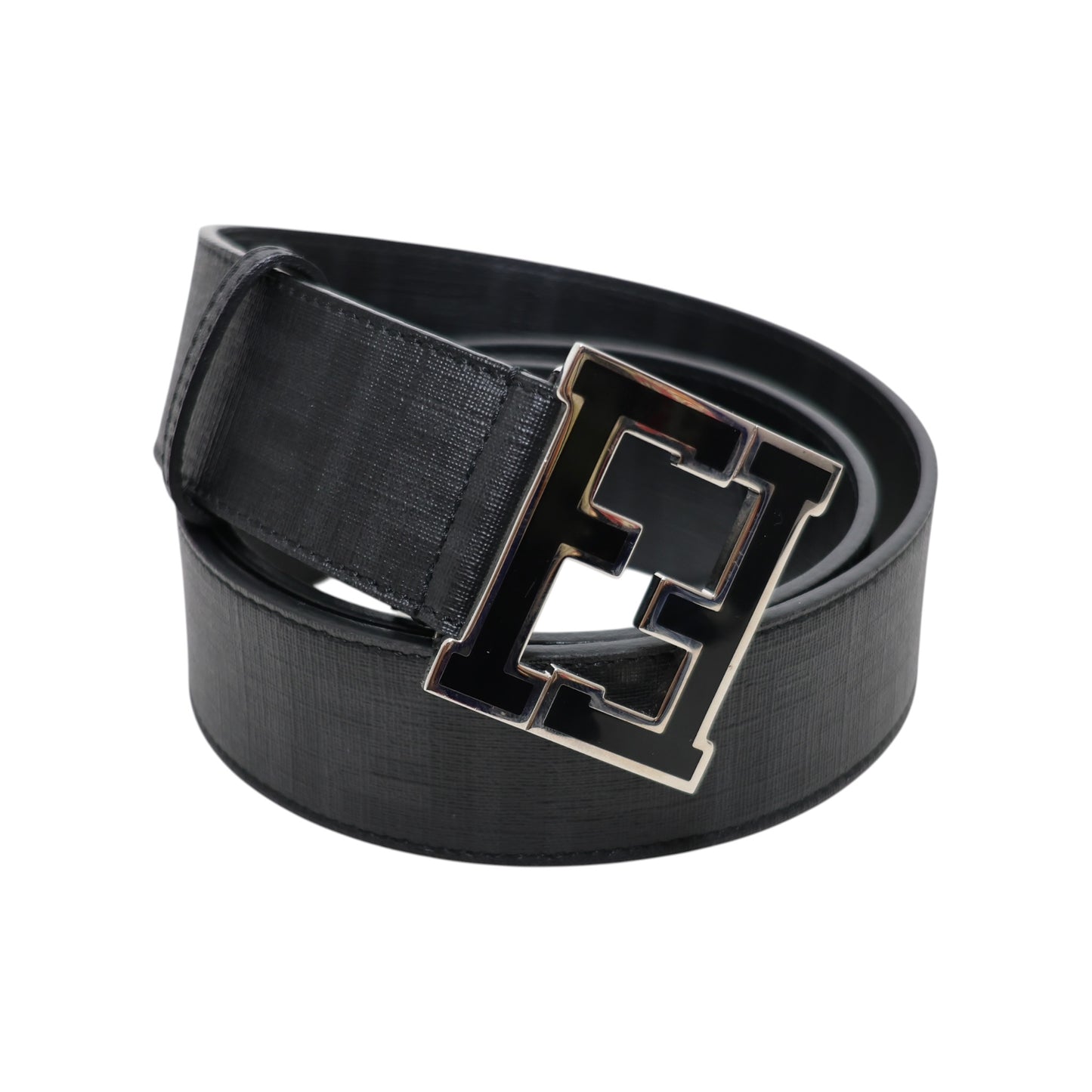 Fendi Zucca Canvas FF Buckle Belt