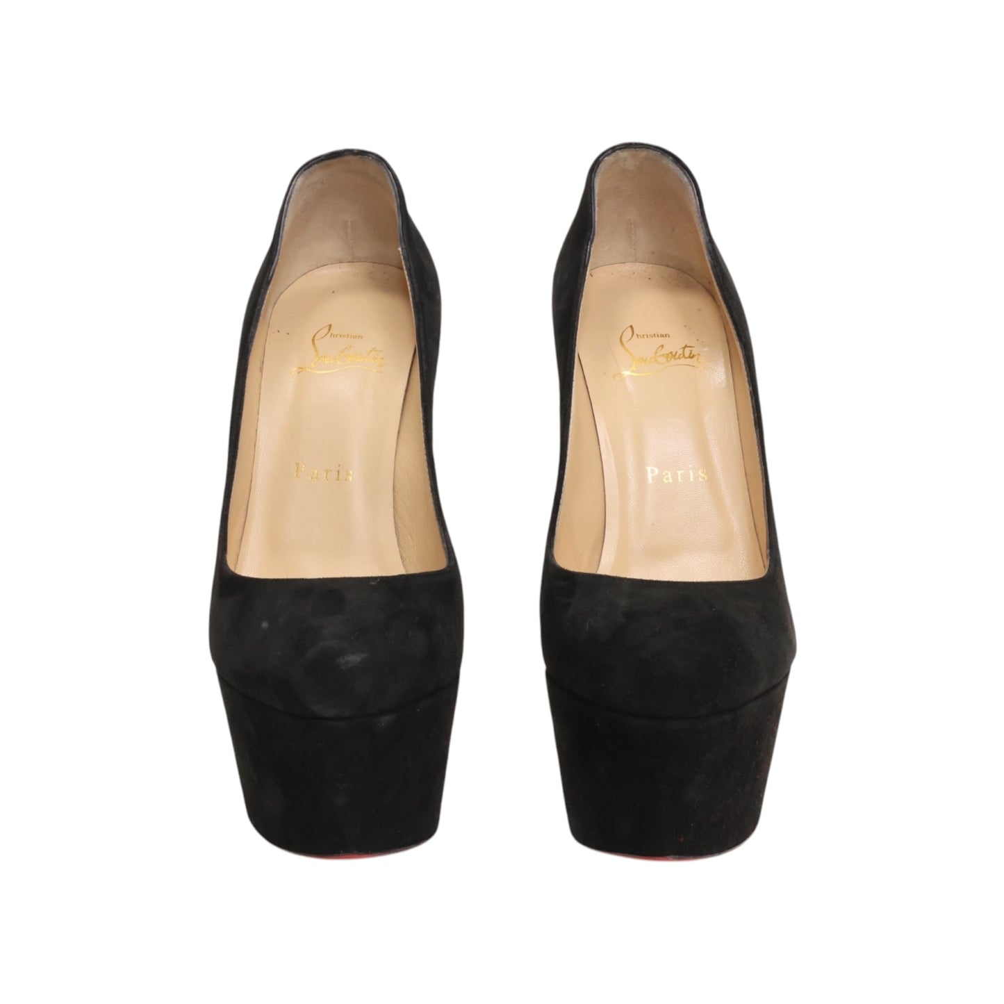 Christian Louboutin Suede Victoria 160 Platform Pumps (Size 38)