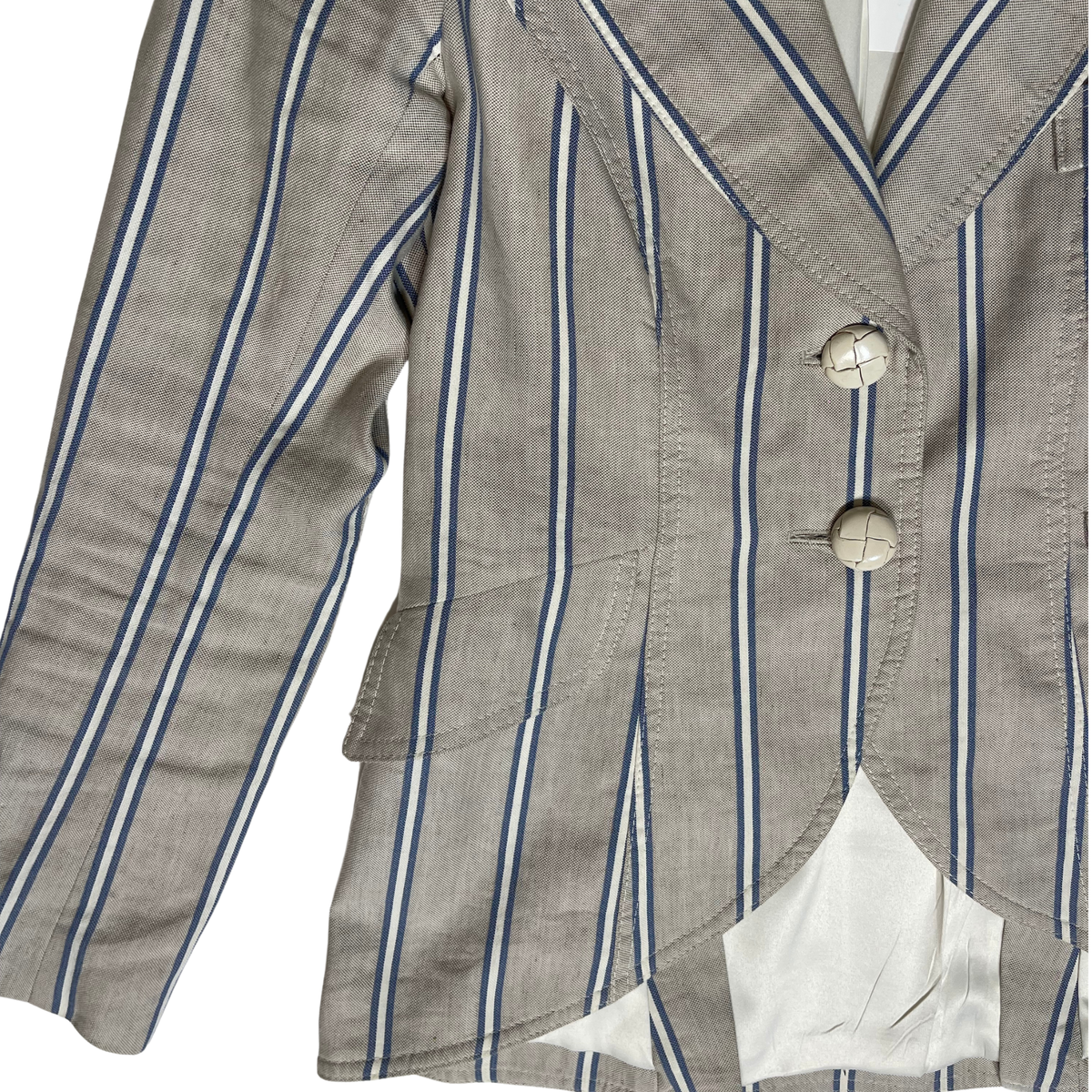 Smythe Pinstripe Equestrian Blazer