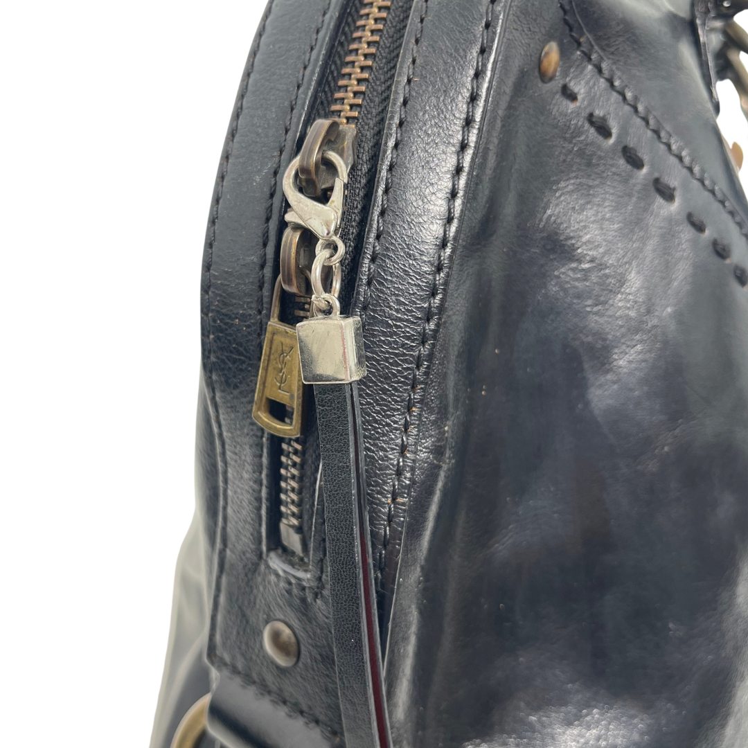 Yves Saint Laurent Vintage Muse Leather Bowler Bag