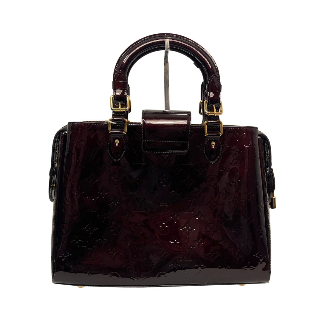 Louis Vuitton LV Amarante Monogram Vernis Melrose Avenue Handle Bag
