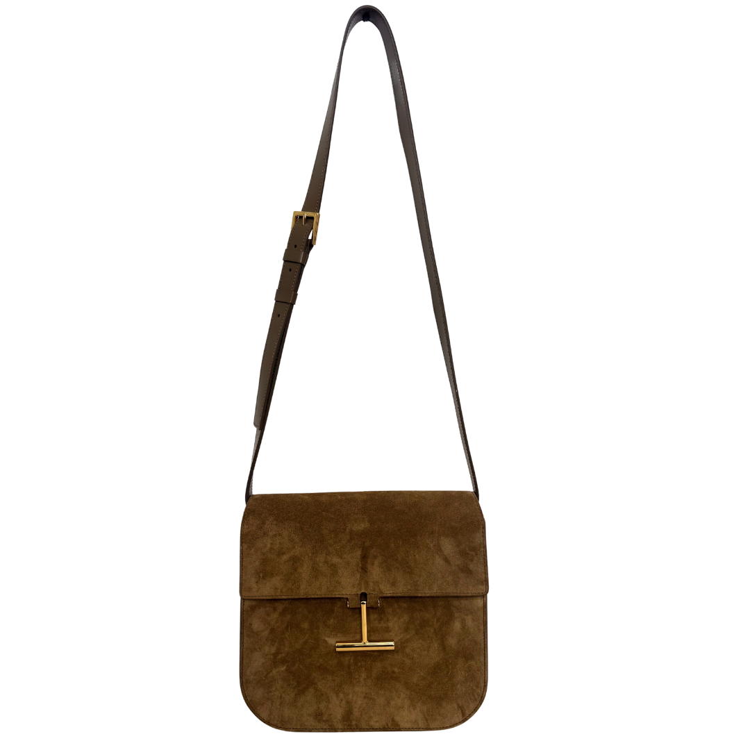 Tom Ford Tara Suede Crossbody Bag