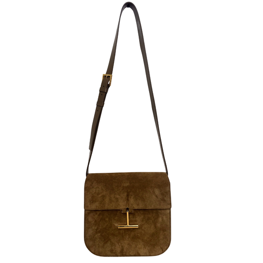 Tom Ford Tara Suede Crossbody Bag