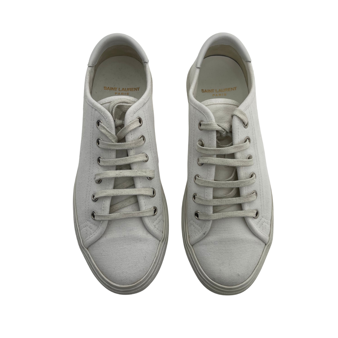 Saint Laurent Canvas Court Sneakers