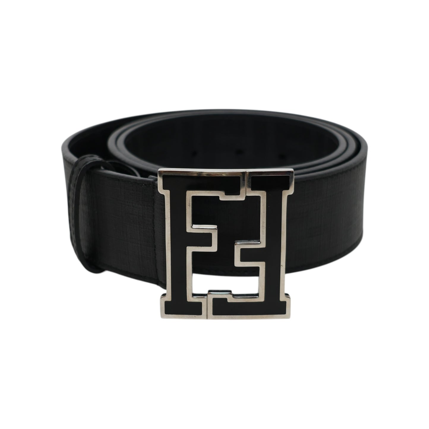 Fendi Zucca Canvas FF Buckle Belt