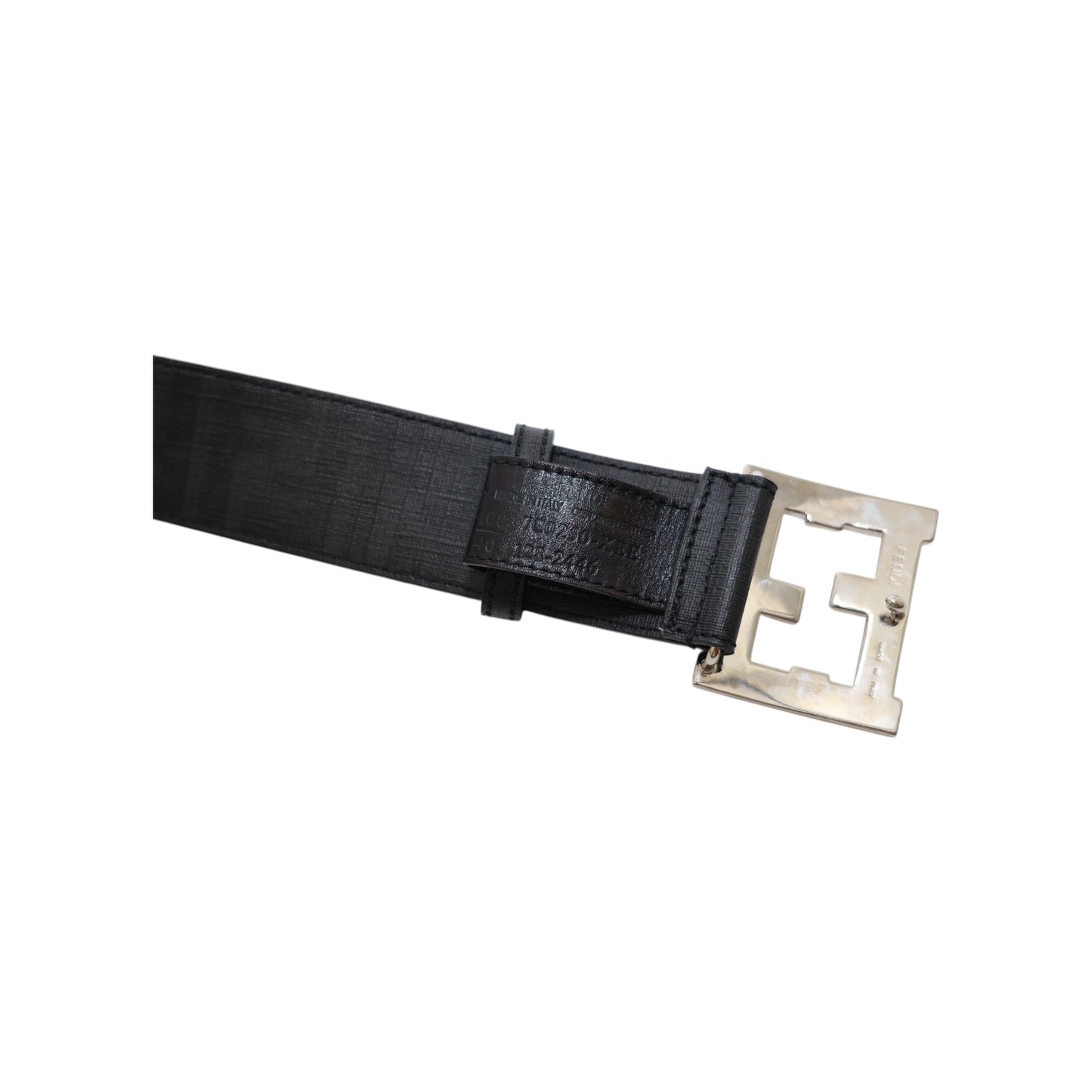 Fendi Zucca Canvas FF Buckle Belt