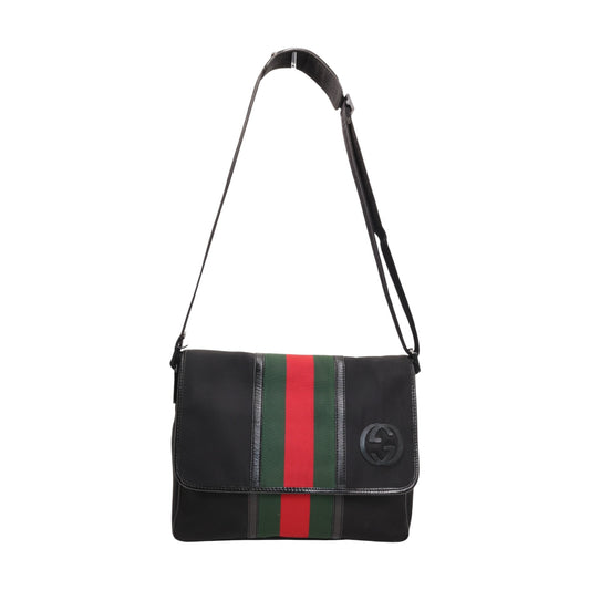 Gucci GG Web Messenger Bag