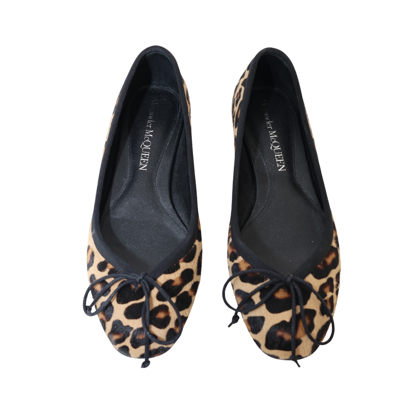 Alexander McQueen Armadillo Calf Hair Ballet Flat (Size 38.5)