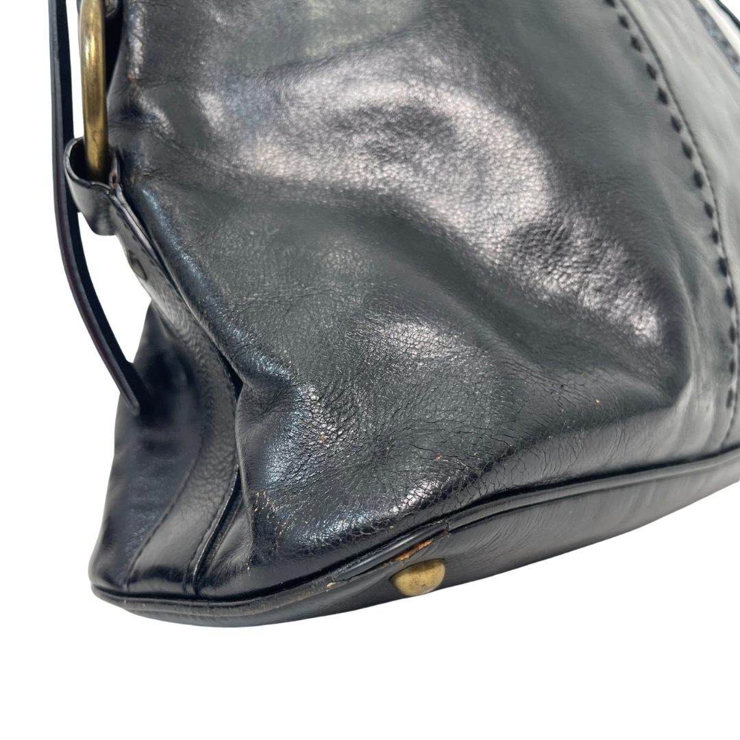 Yves Saint Laurent Vintage Muse Leather Bowler Bag