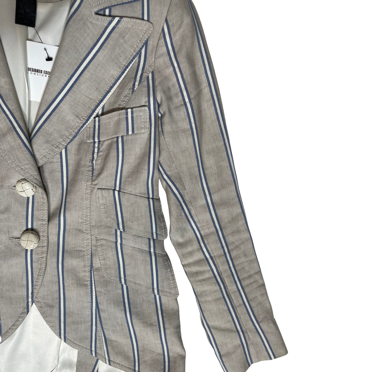 Smythe Pinstripe Equestrian Blazer