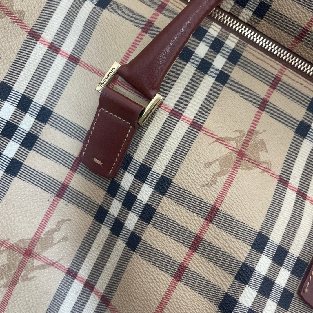 Burberry Haymarket Check Weekender Bag
