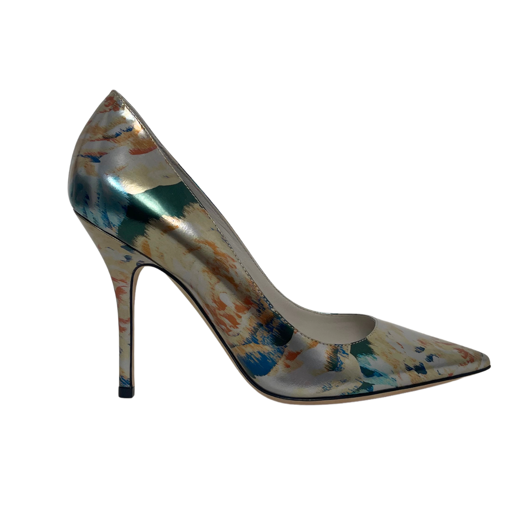 Christian Dior Cherie Metallic Pumps