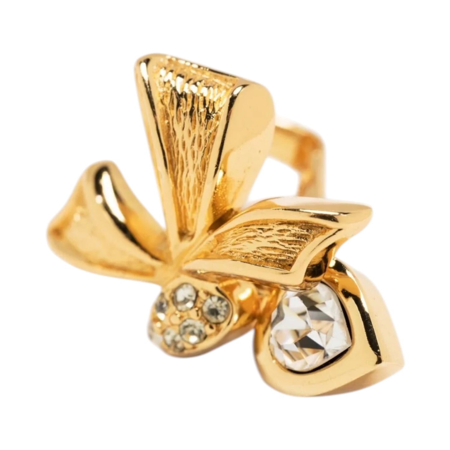 Christian Dior Vintage Bow Clip-On Earrings