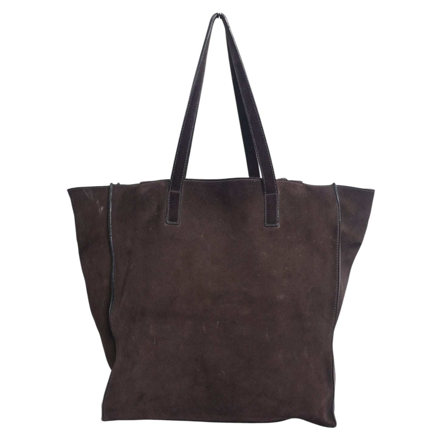 Prada Suede Leather Two-Way Tote Bag