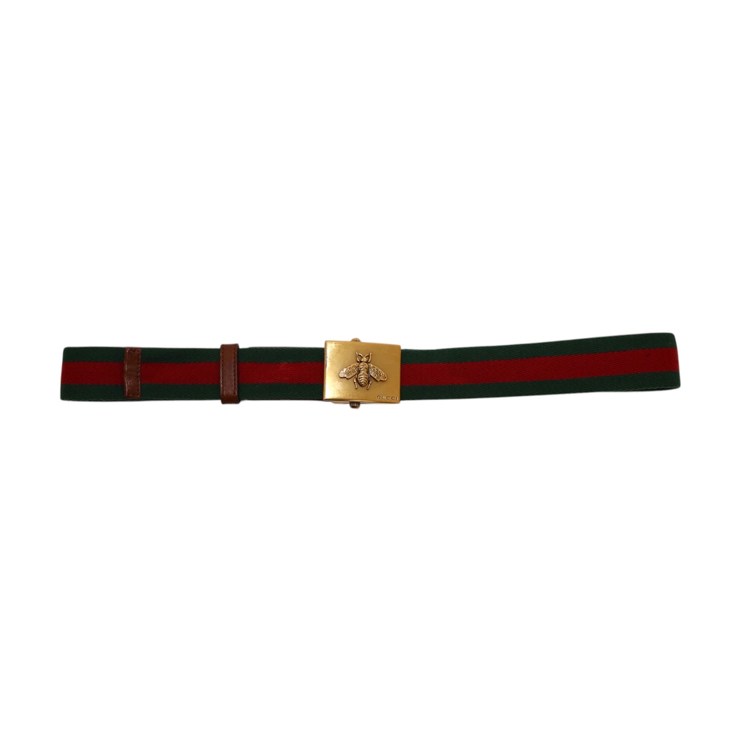 Gucci Canvas Web Bee Belt