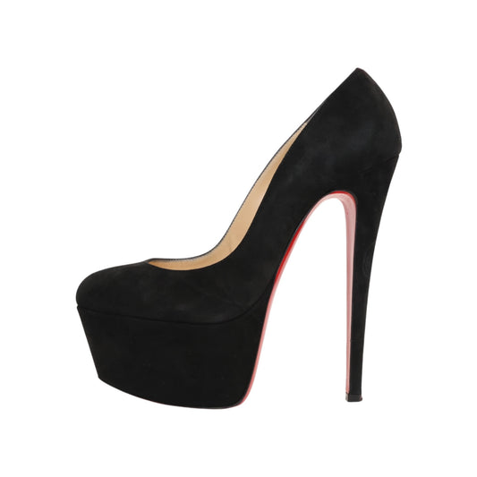 Christian Louboutin Suede Victoria 160 Platform Pumps (Size 38)