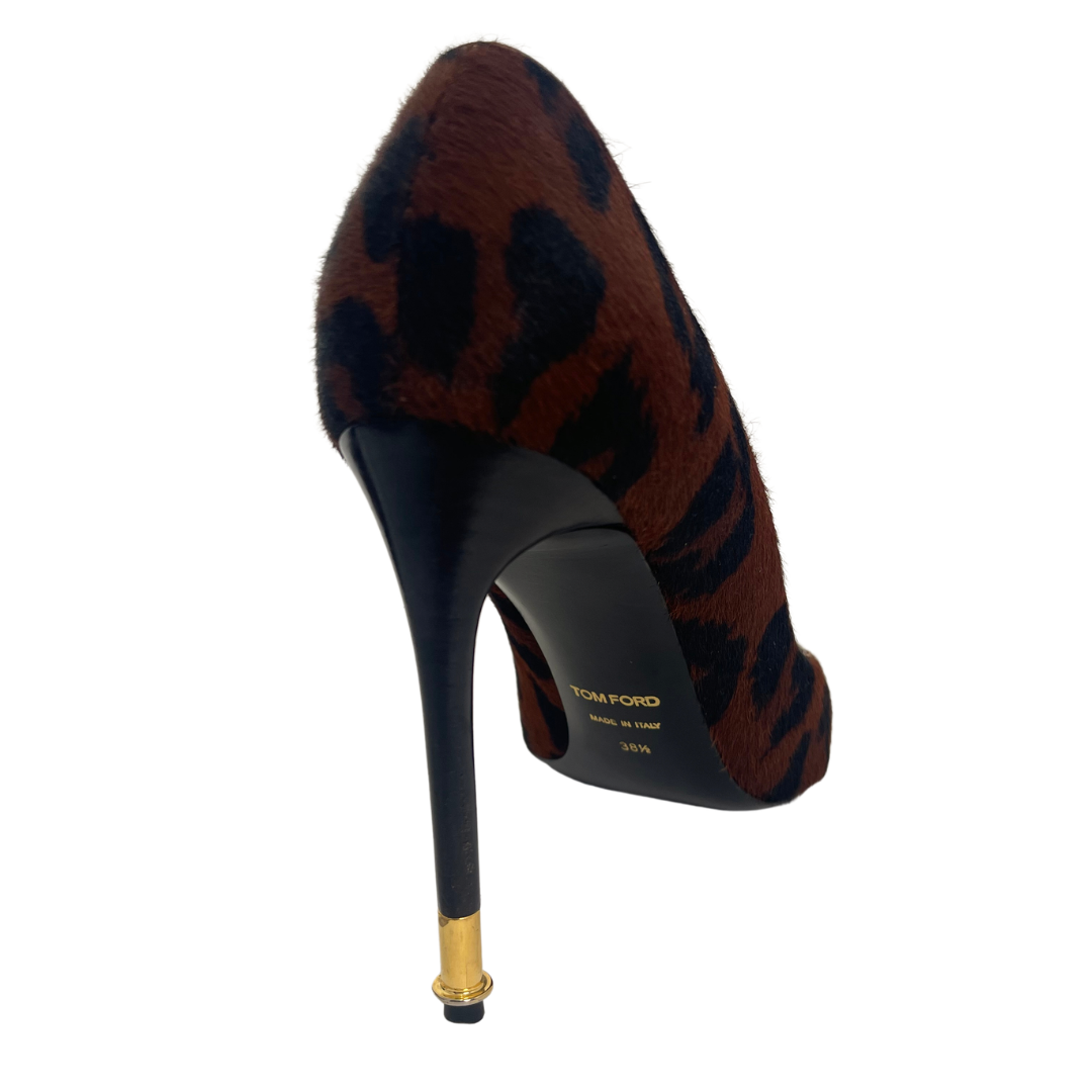 Tom Ford Leopard Pony Hair Pumps