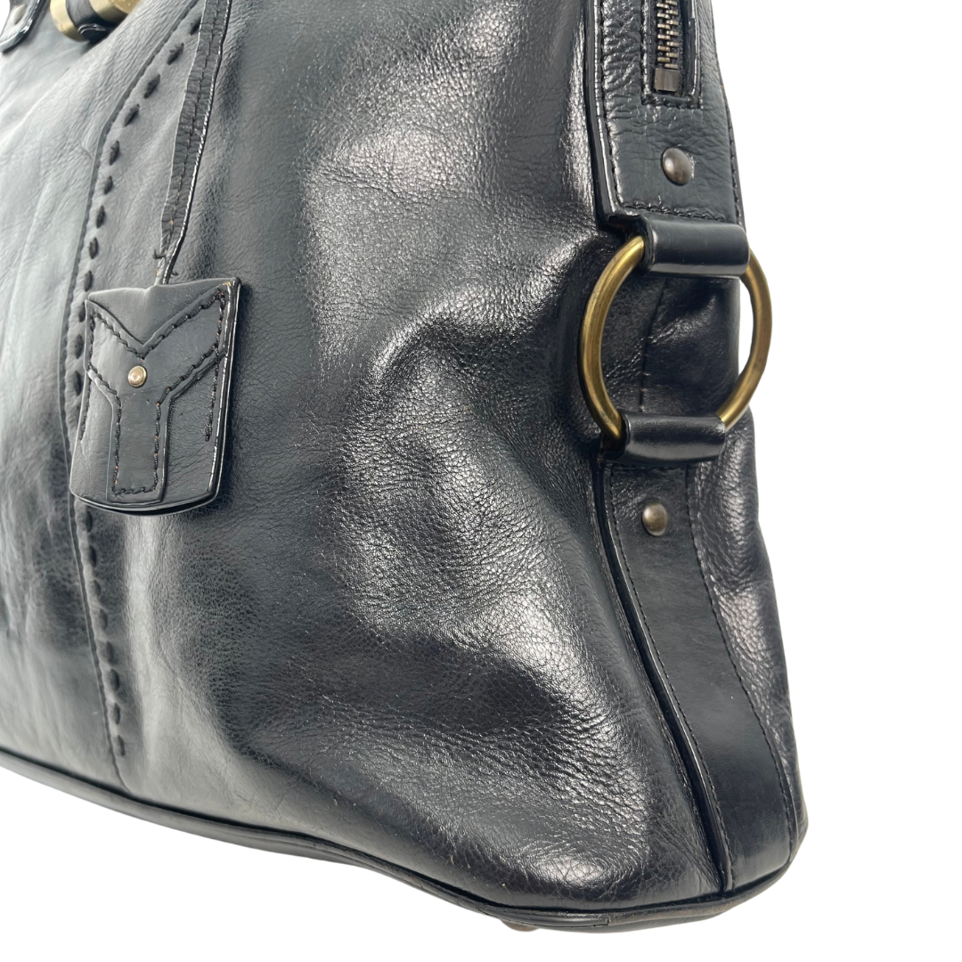 Yves Saint Laurent Vintage Muse Leather Bowler Bag