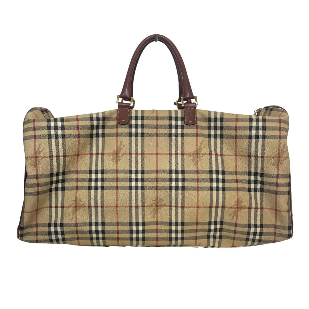 Burberry Haymarket Check Weekender Bag