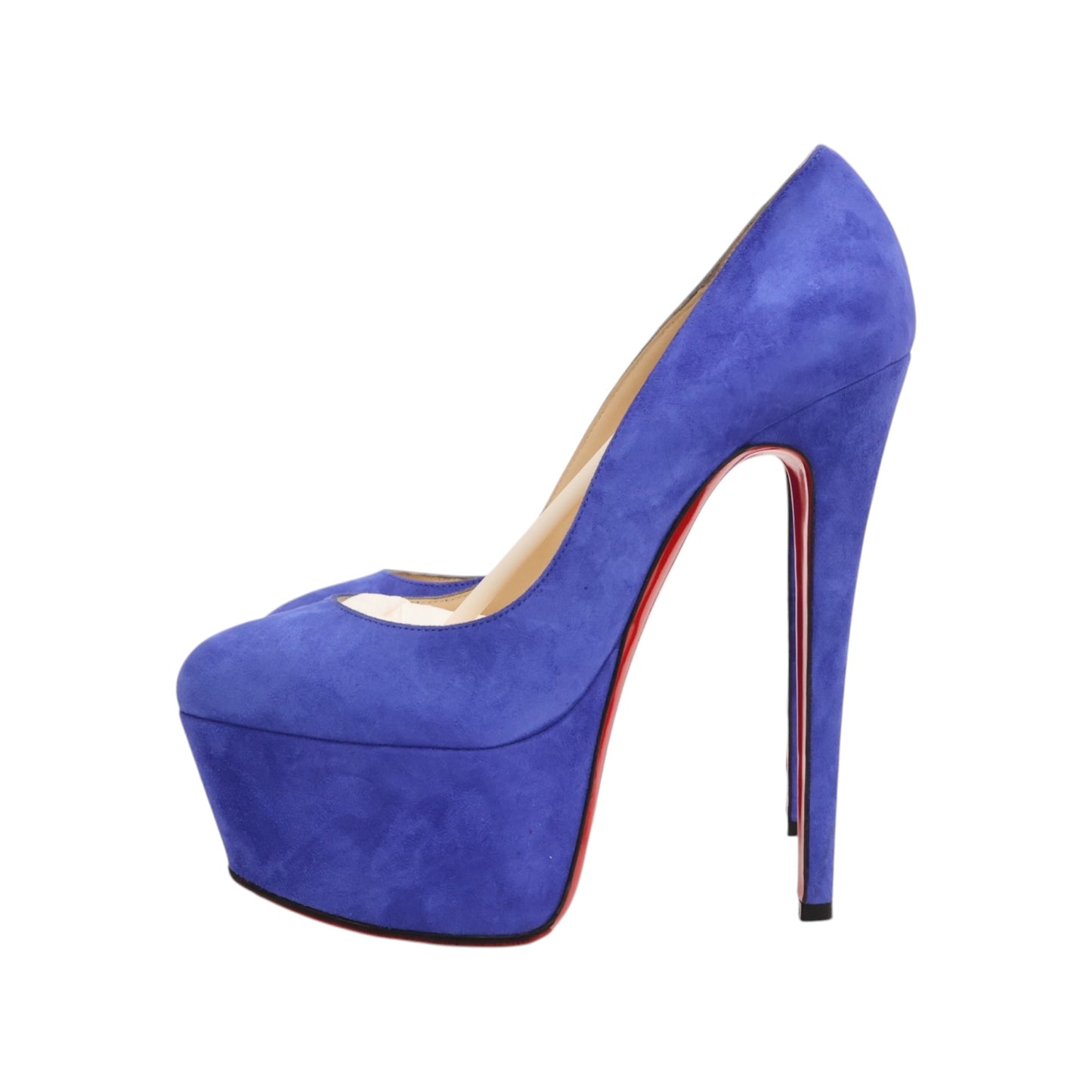 Christian Louboutin Berlinissimo 140 Platform Suede Pump (Size 38)